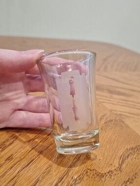 Peaky Blinders Custom Razor Blade Etched Shot Glass